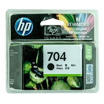 HP INKJET CARTRIDGE 704 BLACK INK